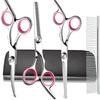Professional Hairdressing Scissors Stainless Steel Cutting Thinning Barber Shear For Home Salon Use Pet Grooming Trimming