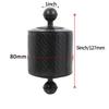 XT-XINTE Underwater Diving Tray Carbon Fiber Float Buoyancy Aquatic Arm D80mm Dual Ball Floating Arm Diving Camera