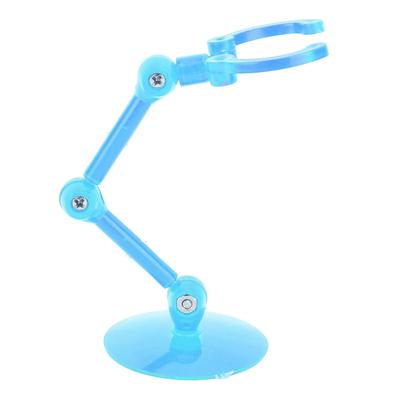 10pcs Action Figure Stand Plastic Action Figure Display Holder Mini Doll Model Support Stand Easy Assembly Transparent