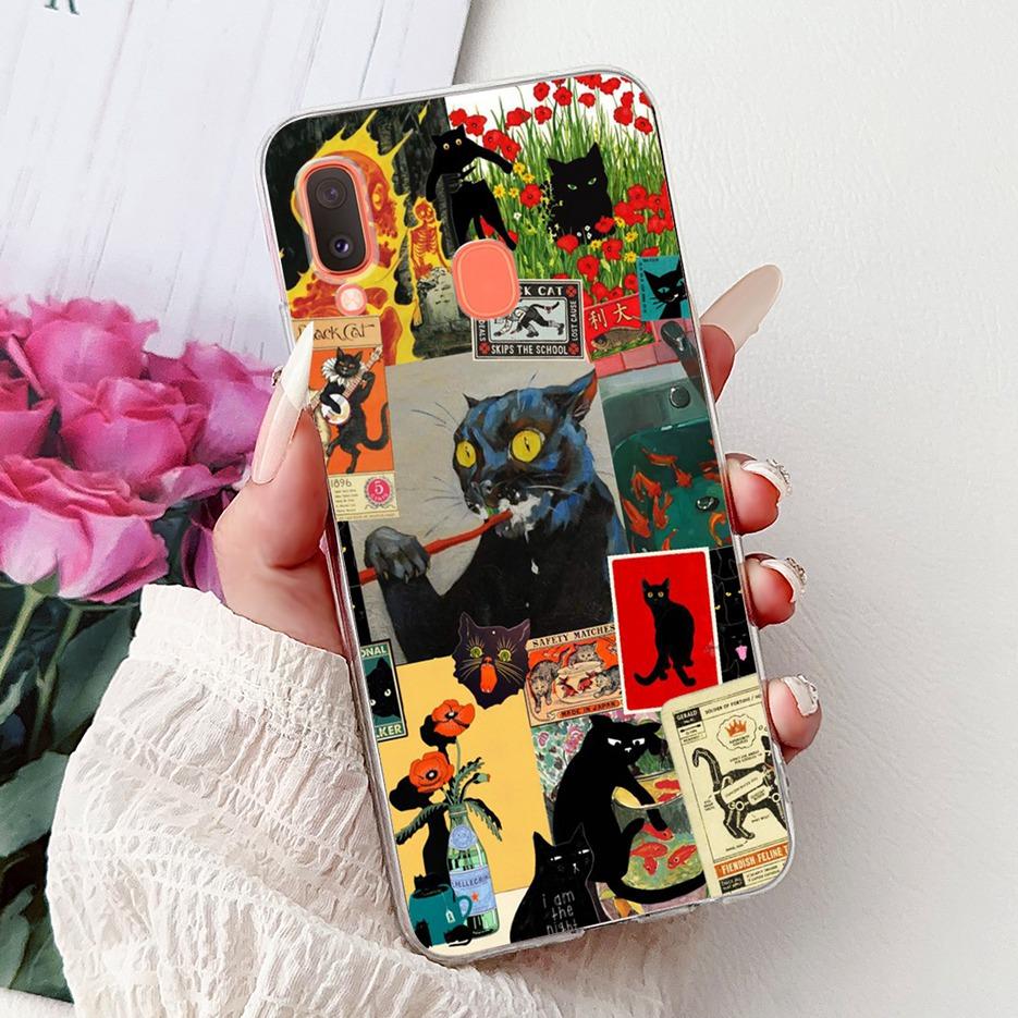 For Samsung Galaxy A20e Case SM-A202F Popular Fashion Painted Cover Soft Silicone Phone Case For Samsung A20e A202F Fundas Coque