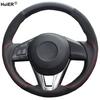 For Mazda 3 Axela 2016 For Mazda CX-5 CX5 CX-3 Hand Sewing Steering Wheel Cover