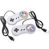 USB Retro Super Controller für SF SNES PC Windows Mac Spielzubehör