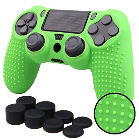 Soft Silicone Case Cover Thumb Grip Caps for PS4/PS4 Slim/Pro Game Controller