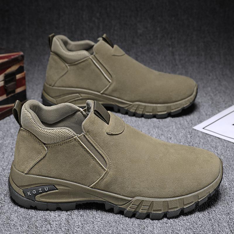 

Tooling men s shoes 2025 new spring non-slip waterproof outdoor sports mountaineering shoes men s construction site work safety shoes 39