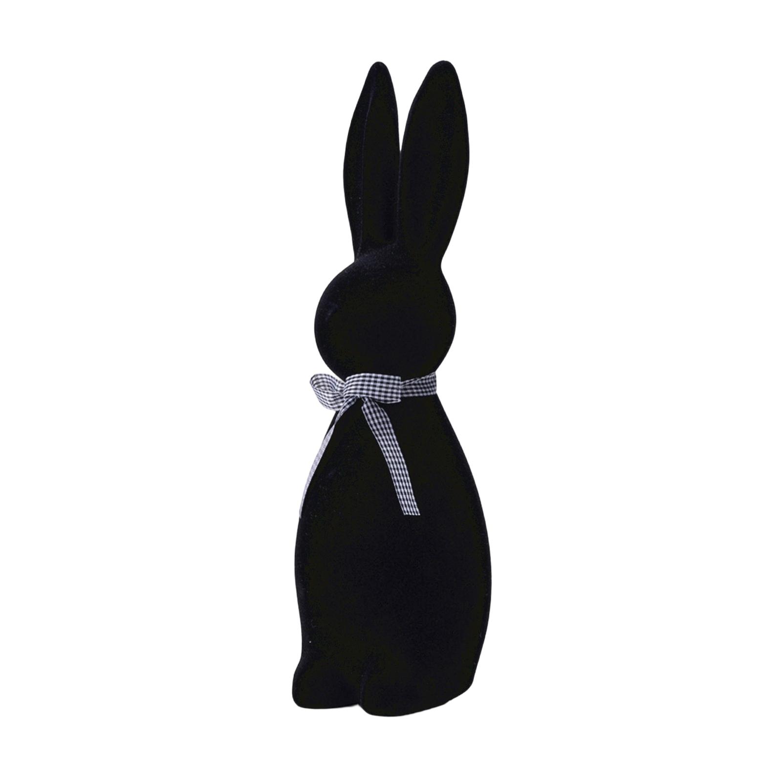 Easter Decoration Doll Ornaments Bunny Doll Gift One Size чёрный