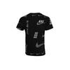 Nike Sportswear Logo Print Short Sleeve T-Shirt Men Tops Black CW0378-010