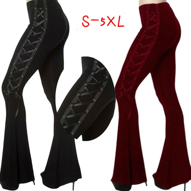 Gothic Punk Style Long Pants 