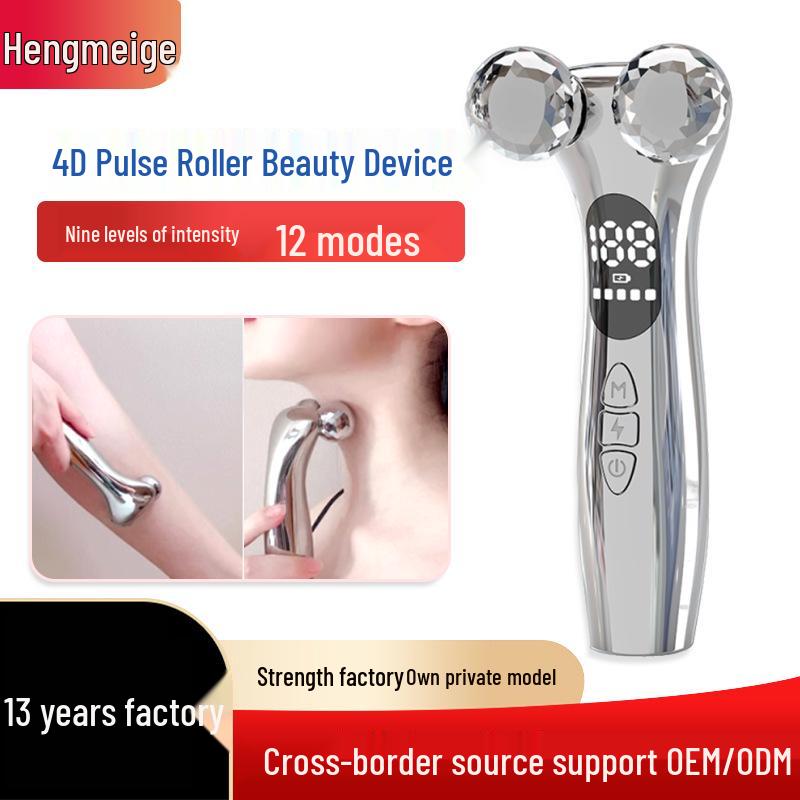4D Intelligent Handheld Face Roller Massager - Beauty Instrument for V-Shaping