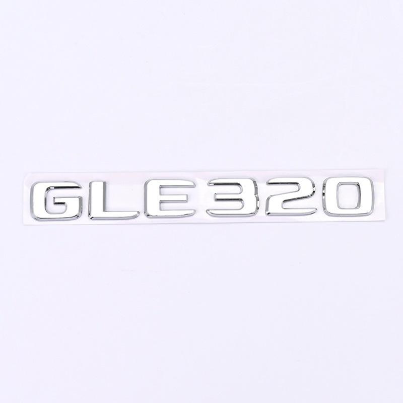 Compatible with New Mercedes GLE320, GLE400, GLE450, GLE500 Tail Badge Number Stickers