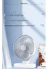 USB Rechargeable Desktop Oscillating Mini Fan for Dorm or Office