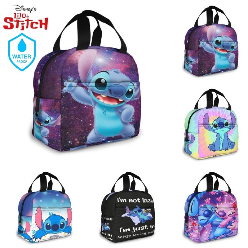 Lilo Stitch Insulated Lunch Bag For Kids School Waterproof Wear-resistant And Dirt-proof