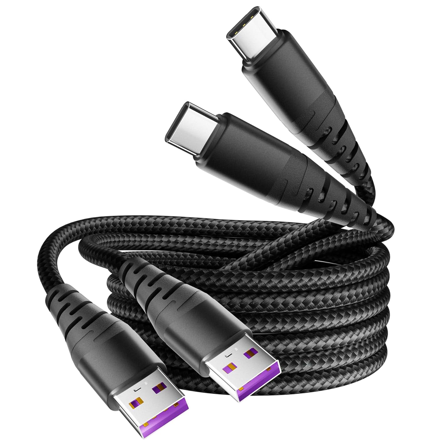 2-Pack 6FT USB Type C Fast Charging Cord