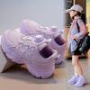 Girls Mesh Sneakers 2025 Autumn New Soft-soled Non-slip Breathable Fashion Medium and Older Children's Versatile Casual Shoes
