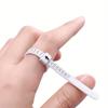 Ring Sizer, Ring Sizer Measuring Tool, Reusable Plastic Finger Size Measuring Tape, Clear And Accurate Jewelry Sizing Making Tool 1-17 USA Rings Sizer