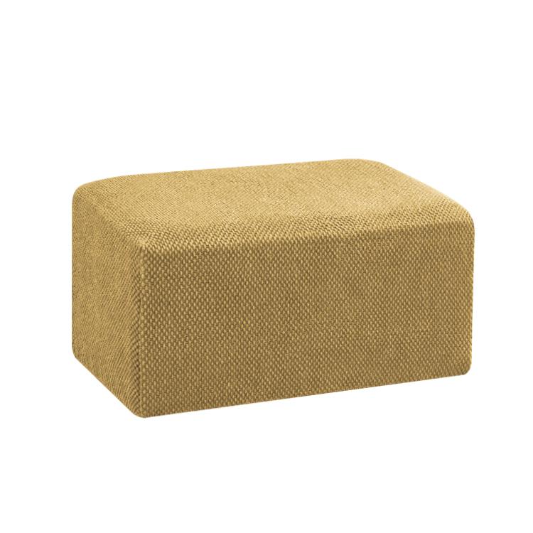 Simple Elastic All-inclusive Sofa Footstool Cover Thickened Chair Covers Ottoman Cover Solid Color Pedal Cover Slipcover