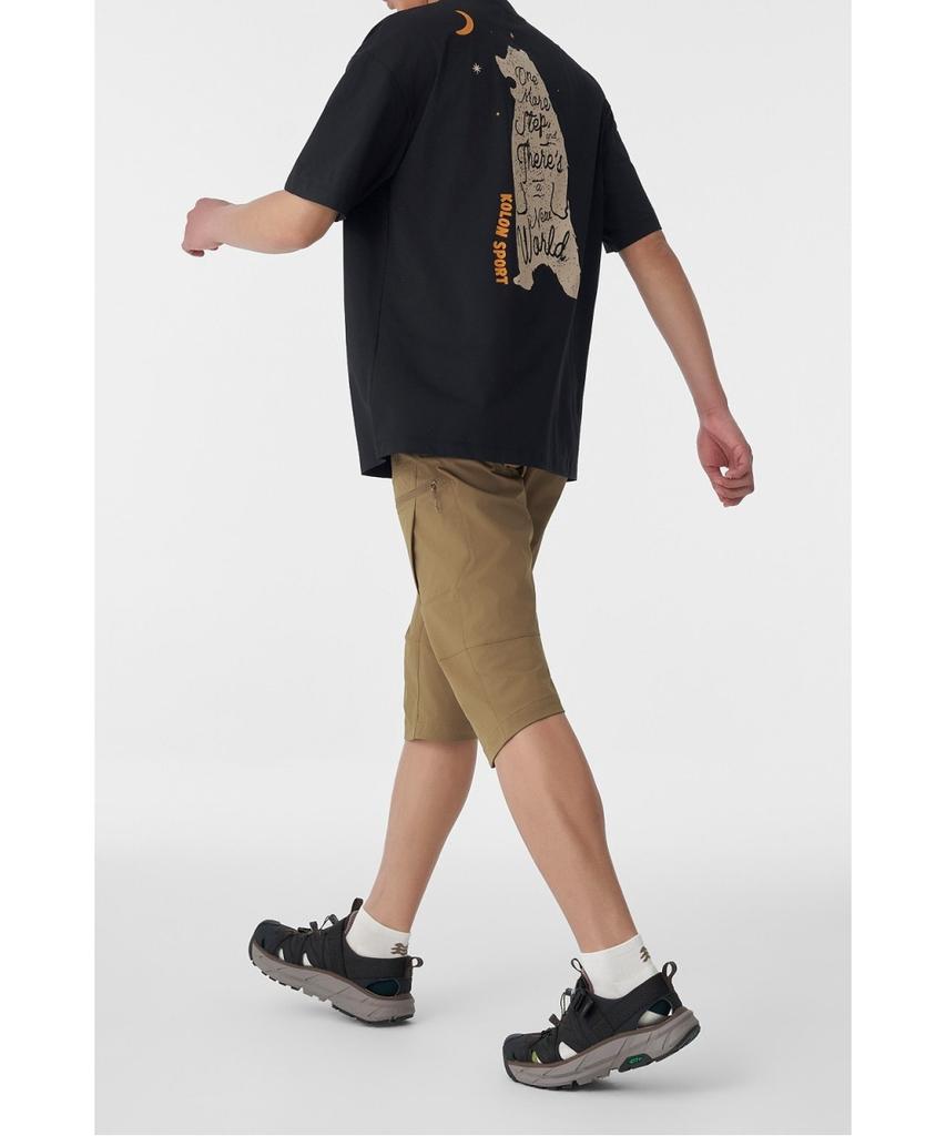 Koolongseupocheu Men'S 3/4 Cargo Pants Jwpom26231Cam