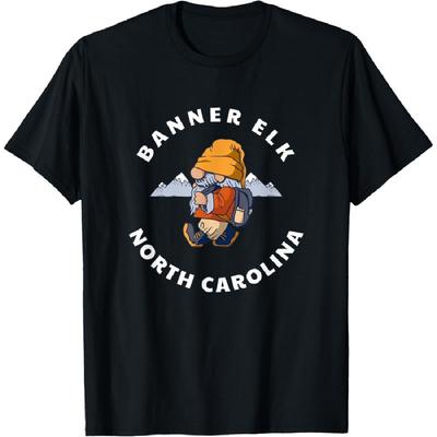 Banner Elk North Carolina Hiking Gnome NC Vacation T-Shirt