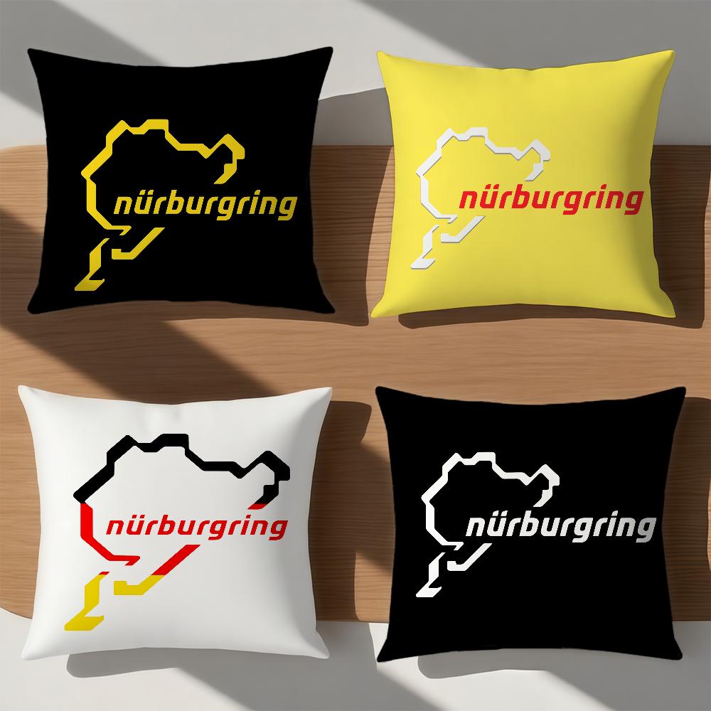 Cool N-Nurburgrings Car Cushion Cover Comfortable Soft Hogar Pillowcase For Sofa Living Room Bed Home Decor Protective Covers