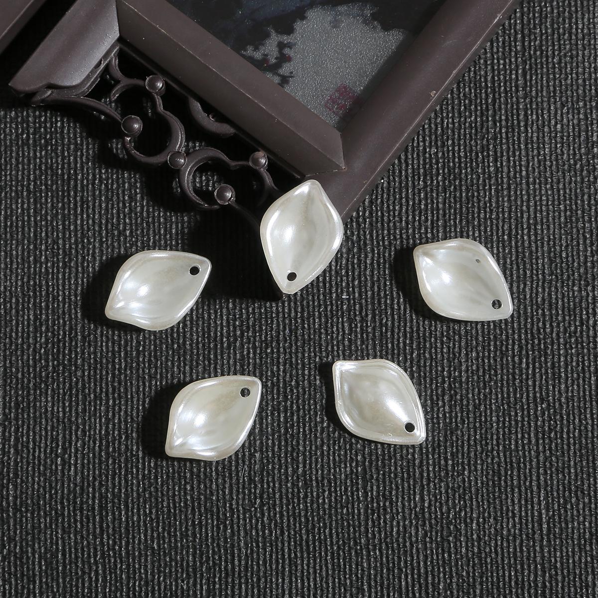 

200-2000Pcs Acrylic Lotus Cherry Blossom Flower Charm Antique Accessories for DIY Jewelry Making 13x19mm 1000pcs