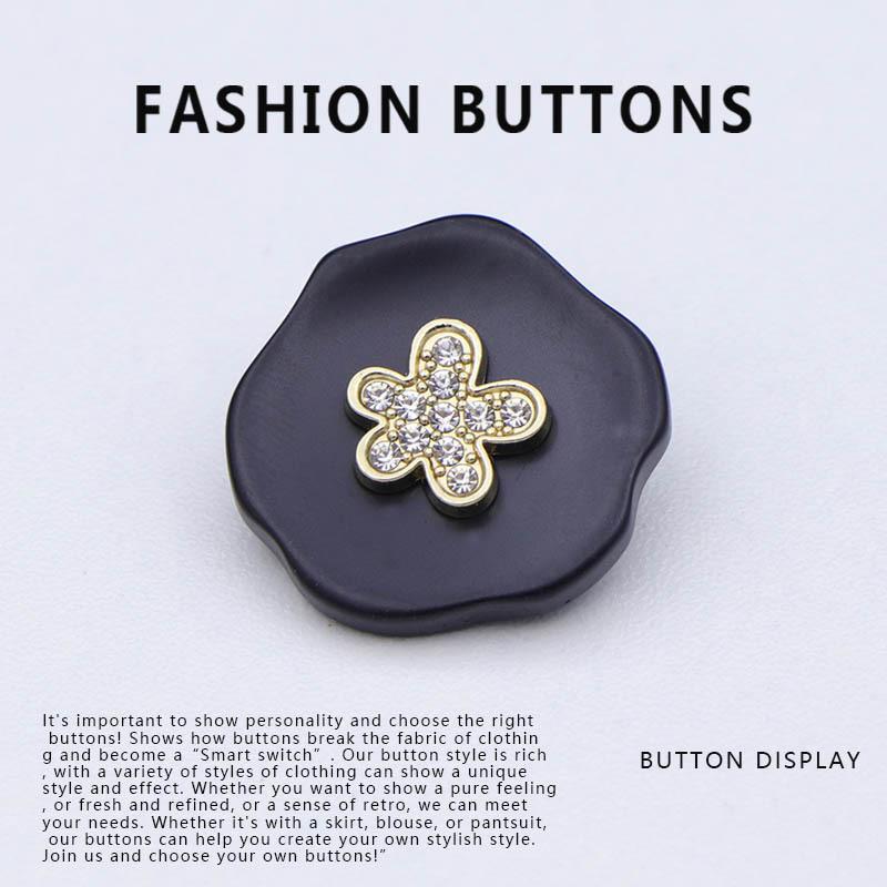 

10 шт. пуговиц для пальто, высококачественные изысканные декоративные пуговицы для свитера из кашемира премиум-класса, пуговицы для верхней куртки высокого класса Black * 25MM