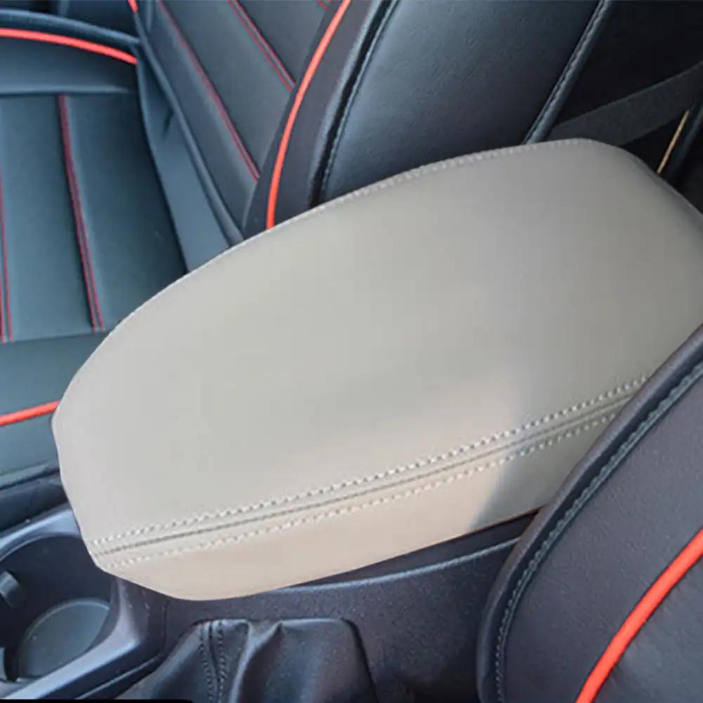 

Подлокотник для автомобиля, крышка центральной консоли, чехол для подлокотника, автомобильные аксессуары, чехол из искусственной кожи для Ford Escort 2015-2019 серый