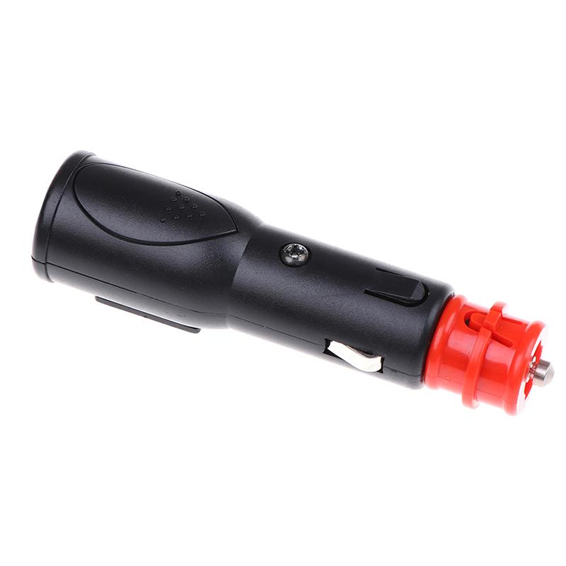 12V-24V 8A Male Car Lighter Socket Plug Connector With Red On/Off Switch