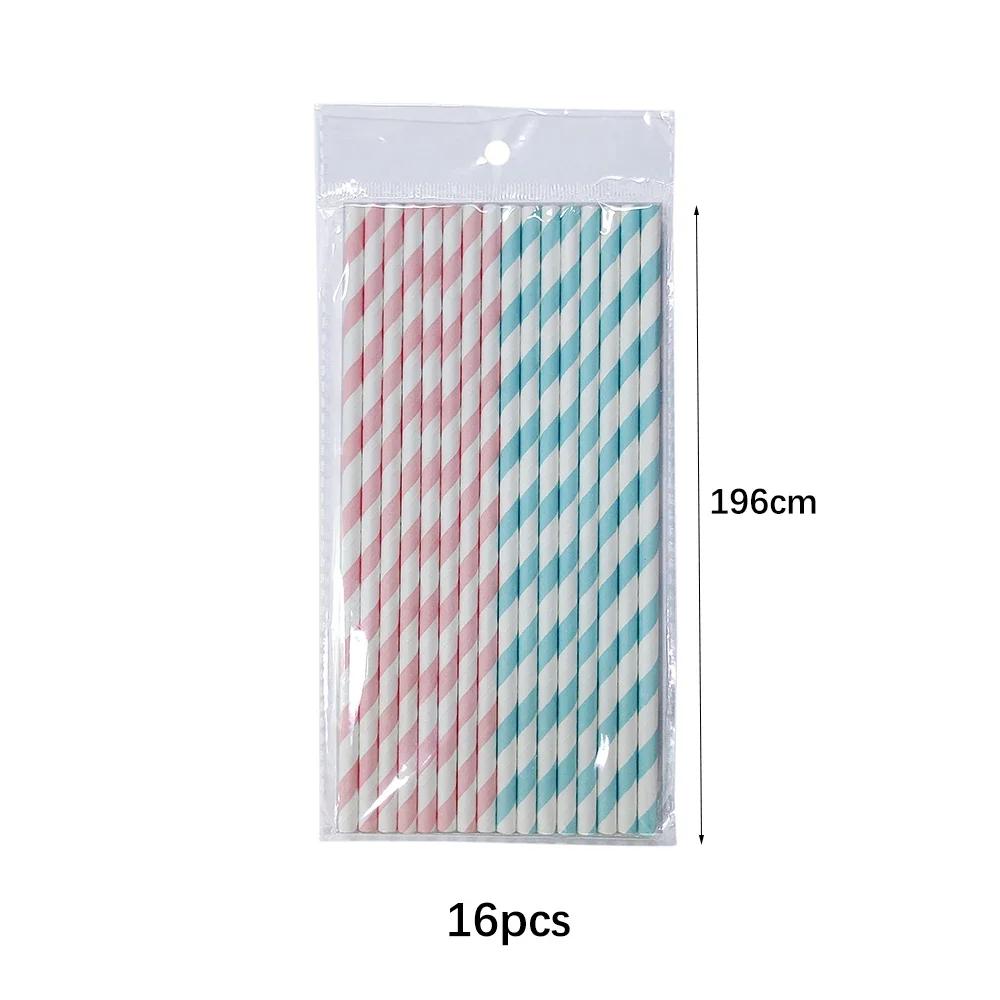 Gender Reveal Disposable Tableware Set Boy or Girl Baby Shower Paper Plates Cups Tablecloth Napkins Birthday Party Decorations