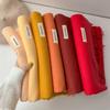 New imitation cashmere scarf women's autumn and winter versatile solid color khaki warm scarf shawl men
