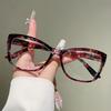 Vintage Square Reading Glasses Women New Fashion Full Rim Blue Light Blocking Eyewear Trendy Presbyopia Optical Frames