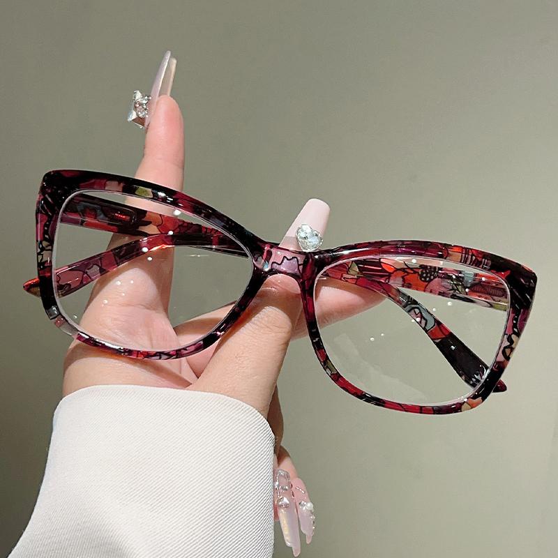 Vintage Square Reading Glasses Women New Fashion Full Rim Blue Light Blocking Eyewear Trendy Presbyopia Optical Frames