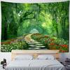 Bamboo Forest Flying Pigeon Path Tapestry Wall Hanging Hippie Tapiz Psychedelic Mystery Simple Natural Home Decor