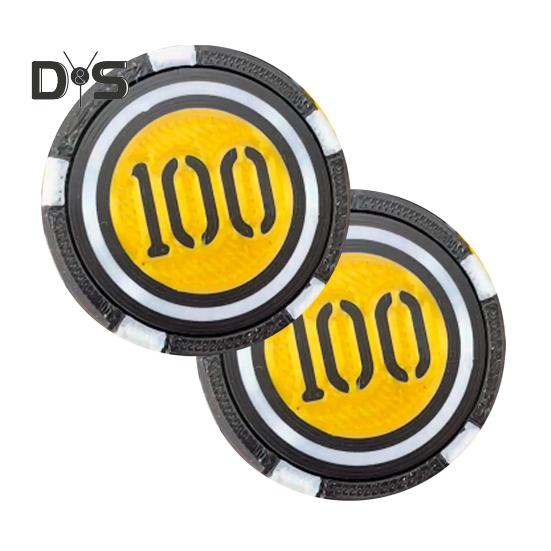 

1/2 шт. стек фишек магнитный слайдер снятие стресса тревожности дети подростки взрослые магнитный тактильный монета кончик пальца слайдер карман EDC сенсорная игрушка B