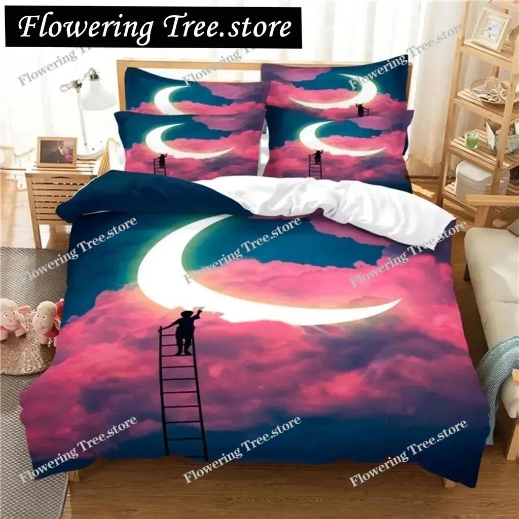 Starry Night Bedding Set Duvet Cover Set 3d Bedding Digital Printing Bed Linen Queen Size Bedding Set Fashion Design
