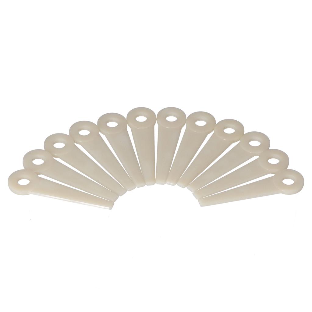 24Pcs Plastic Cutter Blades Lawn Mower Head Blade Replacement 4111‑007‑1001 for Stihl PolyCut