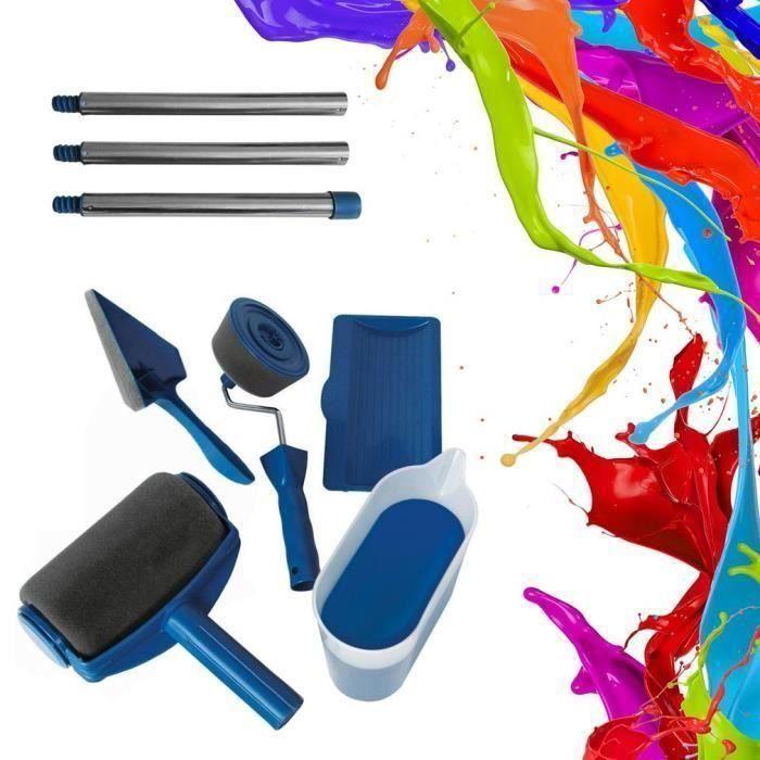 

Pintar Facil Paint Runner Pro Outil de brosse à rouleaux à rouleaux Étagère à flocons Peinture murale