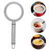 Stainless Steel Brulee Rings Milk Cup Rings Baking Tools for Dessert Shop Milk Tea Making Accessories