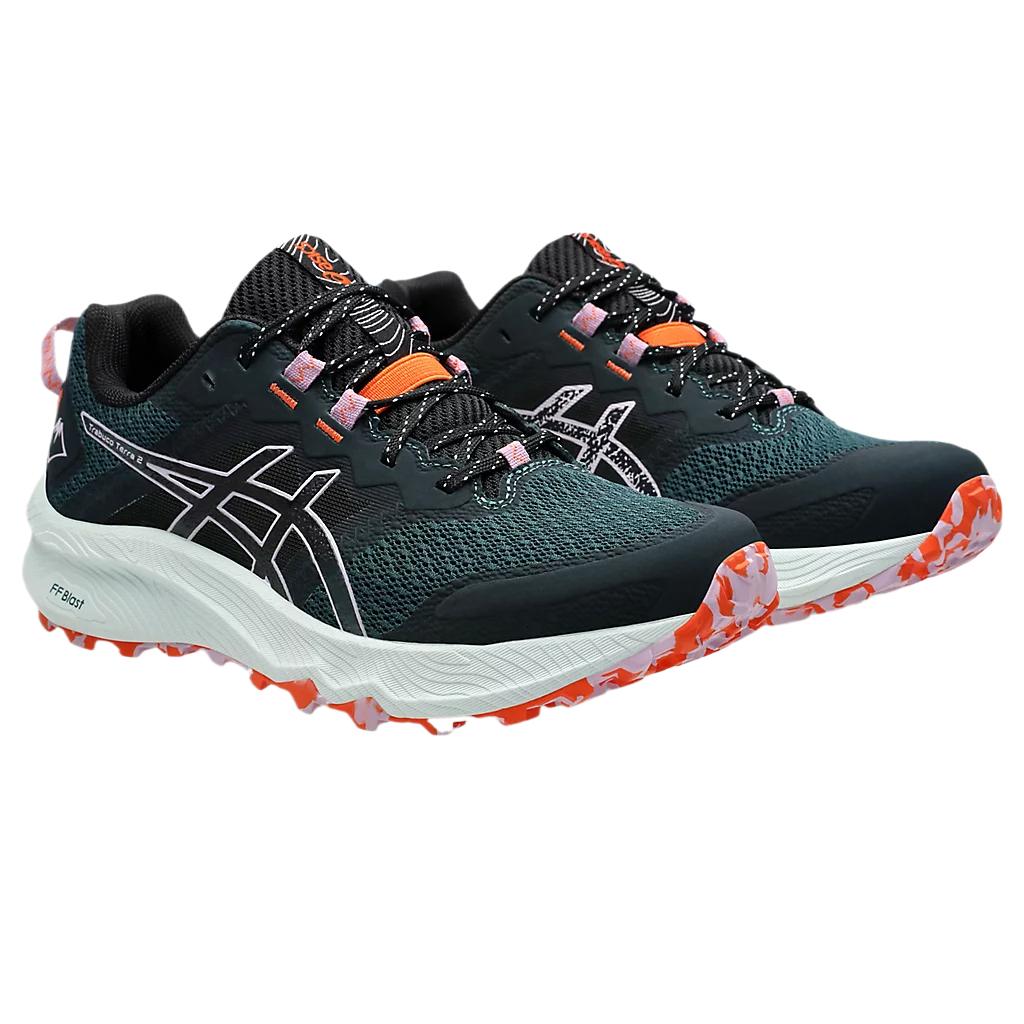 New Asics Gel Trabuco Terra 2 Anti Slip Wear Resistant Low Top Running Shoes Women's Jasper 1012B427-300