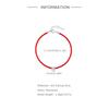 S925 Sterling Silver Single Mozzarella Diamond Red Rope Women'S Bracelet With The Same Good Luck Bracelet Bracelet Jewelry