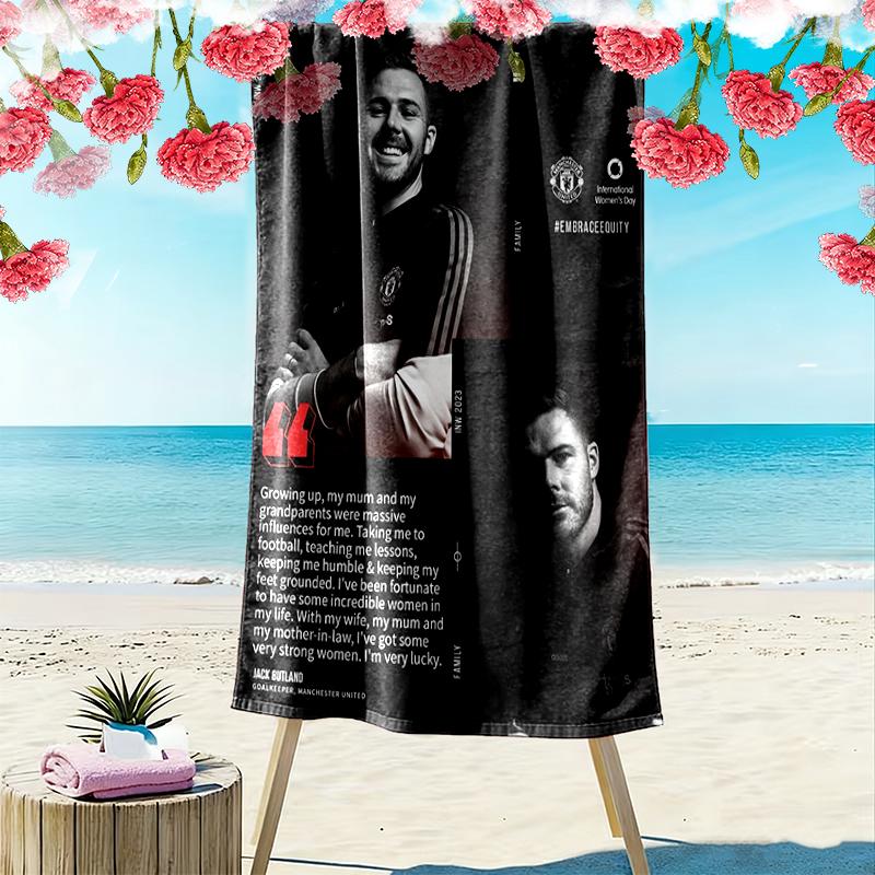 Toalla de Playa Rangers FC, Toalla de Playa Multiusos Perfecta para Acampar y Vacaciones en la Playa