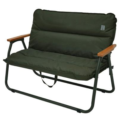 DOD Good Luck Sofa Klappstuhl, der als Ablage im Auto verwendet werden kann Khaki Mittelgroß 2-Sitzer [Aluminiumlegierung] CS2-500-KH