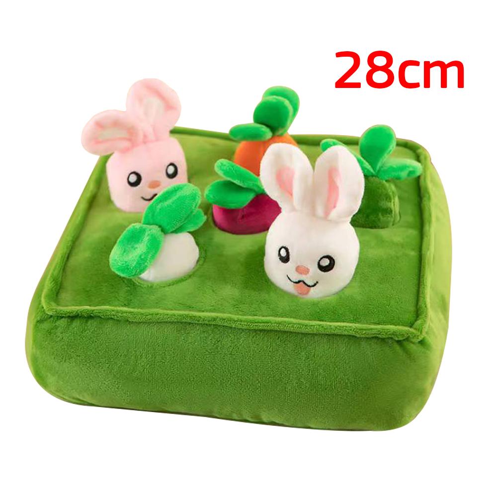 

2 размера, креативные куклы-морковки, имитация зеленой травы, плюшевые игрушки Kawaii, морковь, кролик, поле, развивающие игрушки для детей