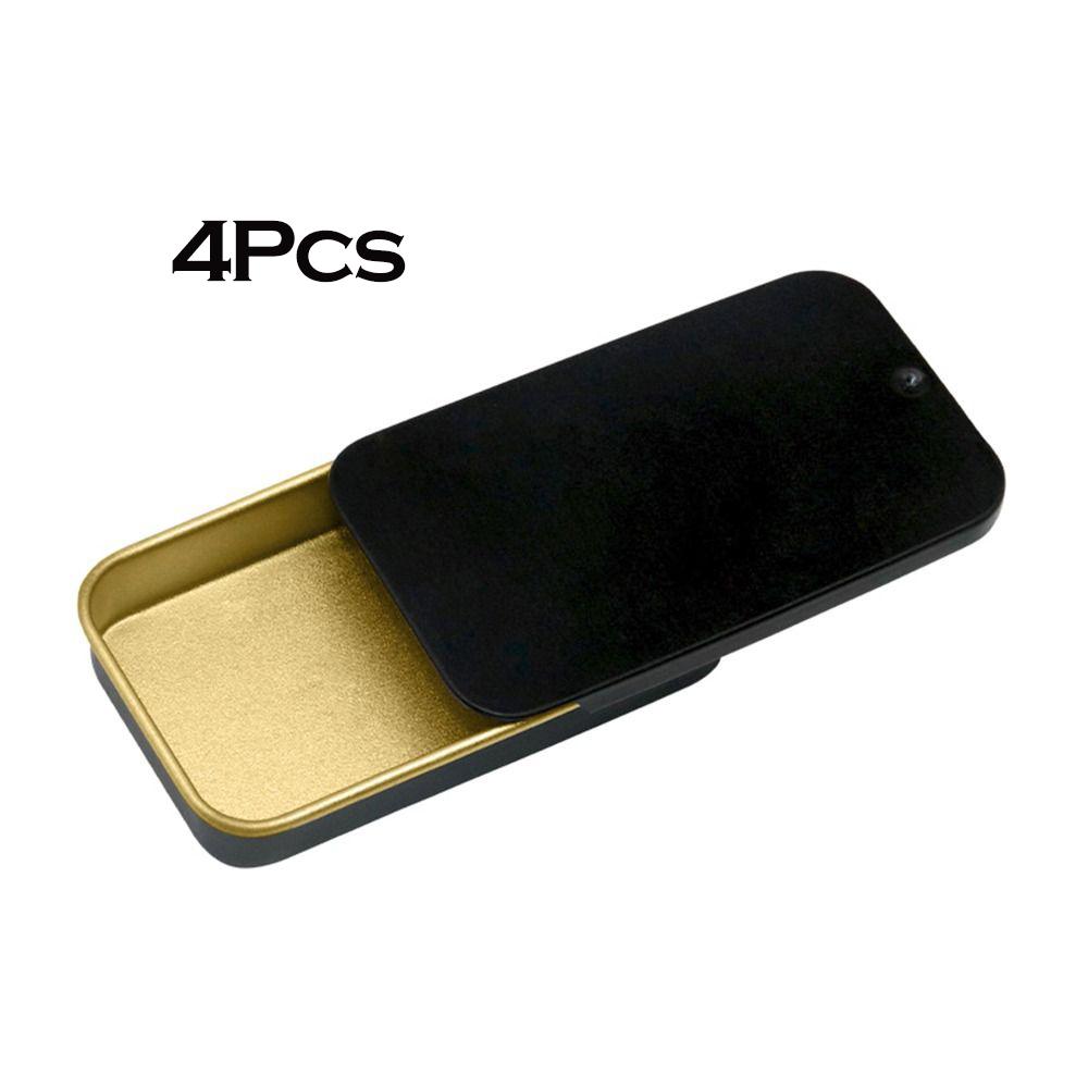 1 Stück Mini-Blechdose in verschiedenen Größen, Schiebdeckel, rechteckig, leere Dosen, Aufbewahrungsbox, Hochzeits-Schmuck-Pillen-Dosen, tragbare Blechdosen, Behälter