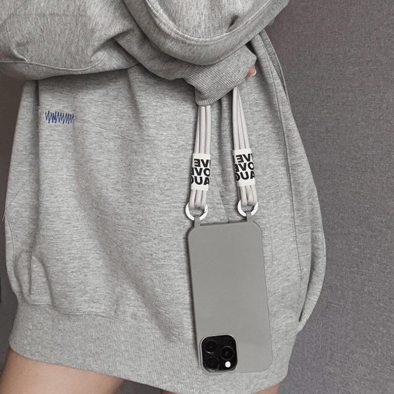 Tpu Crossbody Strap Phone Case For Iphone 15 16 17 Pro Max