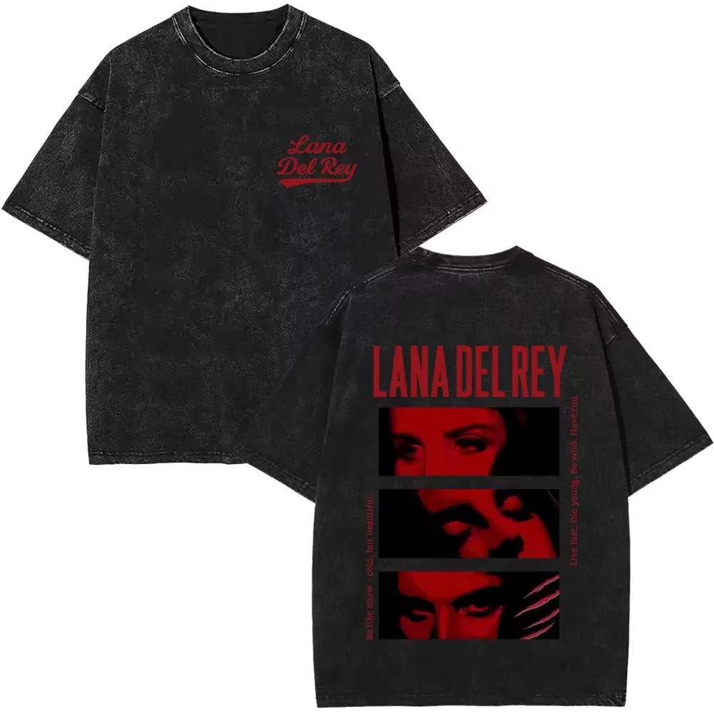 

Washed Vintage Lana Del Rey Lana Del Rey Get Free Tshirts Men Women Fashion Oversized Tshirts Male Casual Pure Cotton T Shirts 2XL