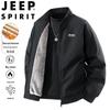 JEEP SPIRIT Men's Casual Loose Fit Stand-Up Collar Jacket
