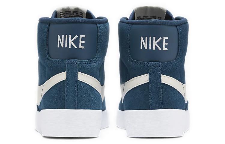 Nike Blazer Mid Vintage Wildleder Blau Weiß Damen AV9376-403