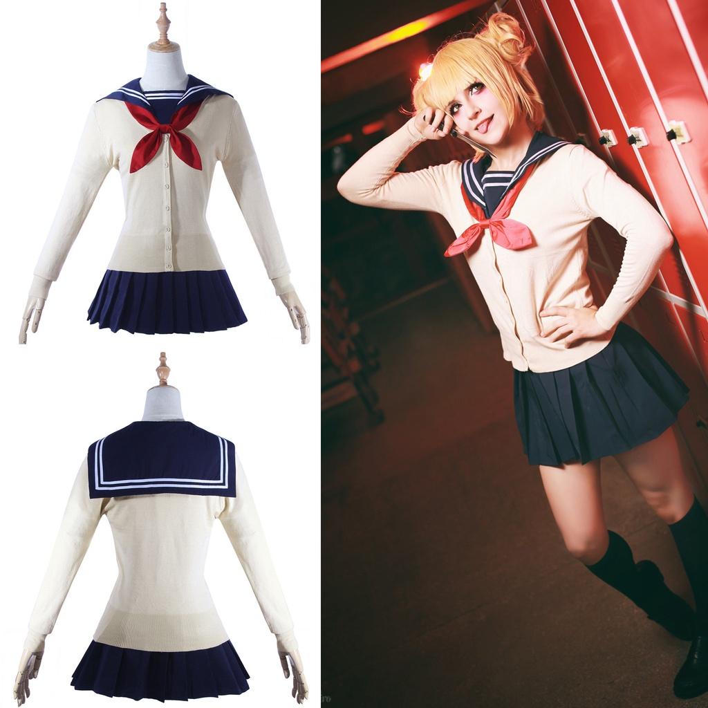 My Hero Academia Himiko Toga Outfit Elegant Cosplay Costume Set For Halloween Events