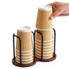 Disposable Cup Holder Single/Double Cup Rack Strong Load-bearing Cup Holder Home Office Restaurant Decor