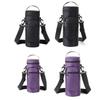 Oxford Cloth Crossbody Cooler Bag Adjustable Shoulder Strap Water Cup Protect  Outdoor