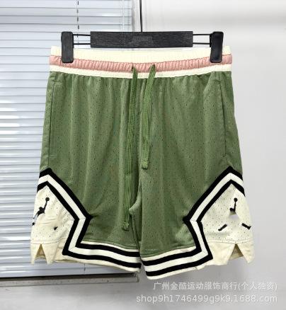 New 2026 summer loose and quick-drying men's AJ basketball shorts printed trendy sports casual pants source wholesale